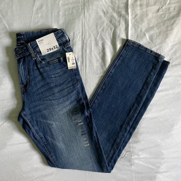 NWT Men’s Aeropostale Skinny Stretch Jeans Size 29x32 - Picture 1 of 9